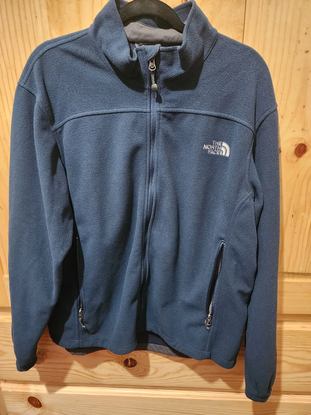The North Face Men's Navy Full-Zip Lightweight Fleece Jacket